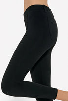 Legginsy z przeszyciem Black
