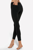 Legginsy z przeszyciem Black