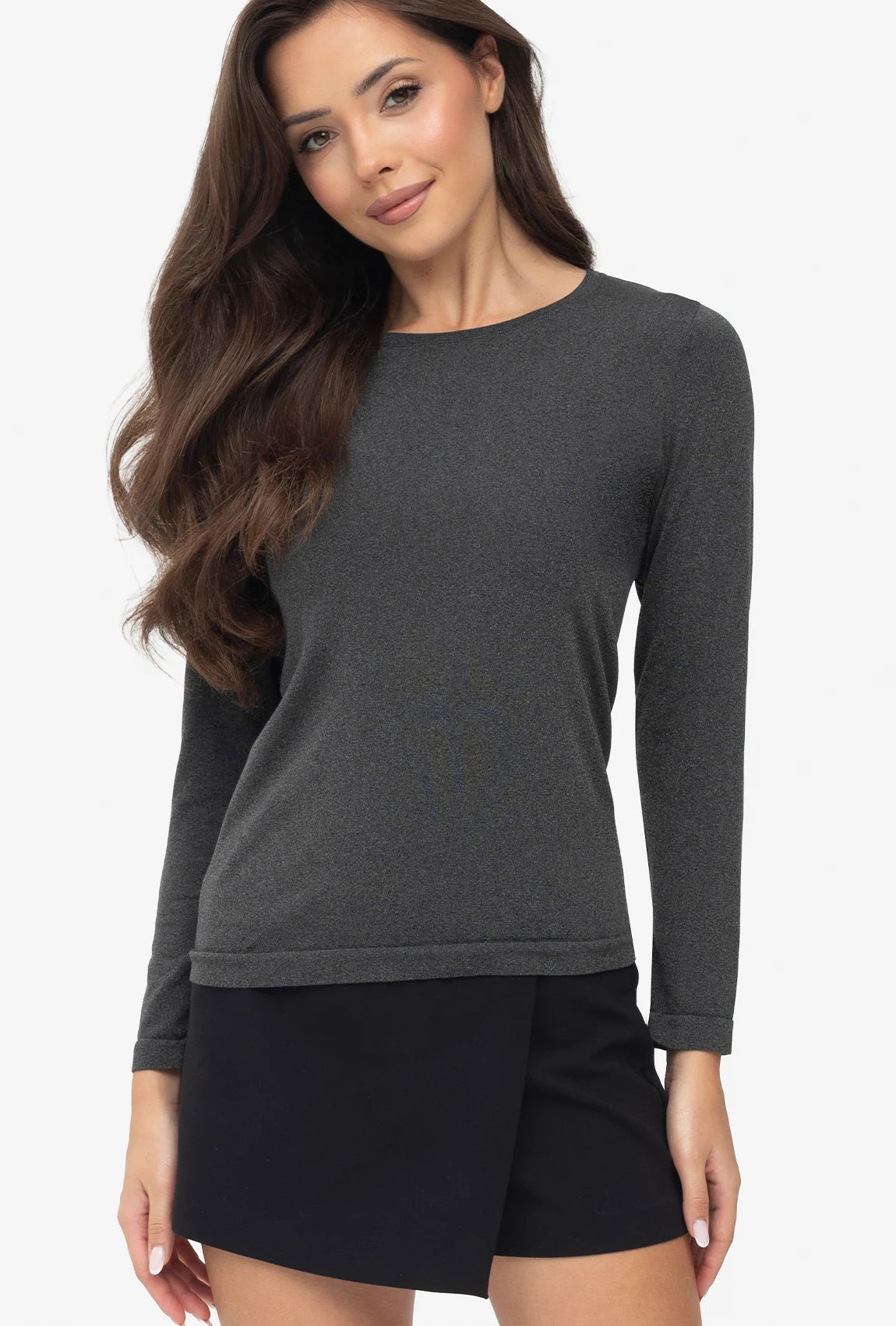 Grafitowy longsleeve damski Black Diamond