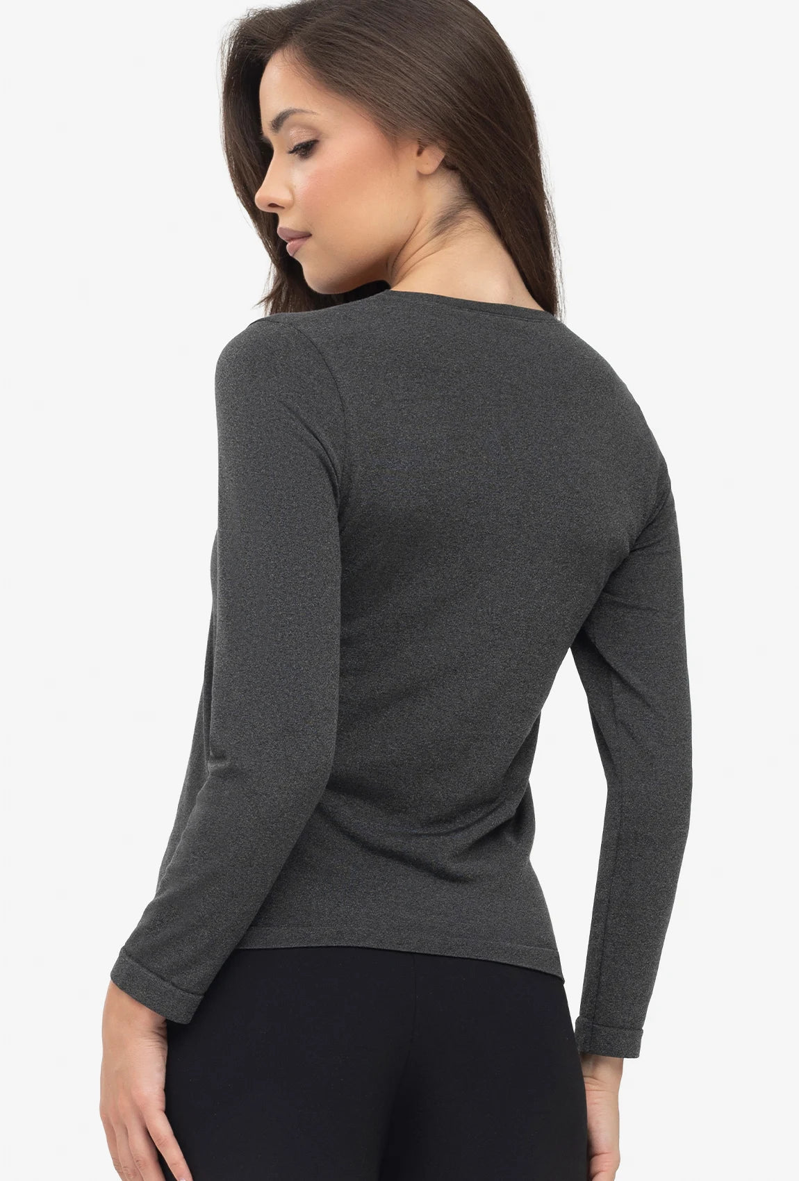 Grafitowy longsleeve damski Black Diamond - Gatta