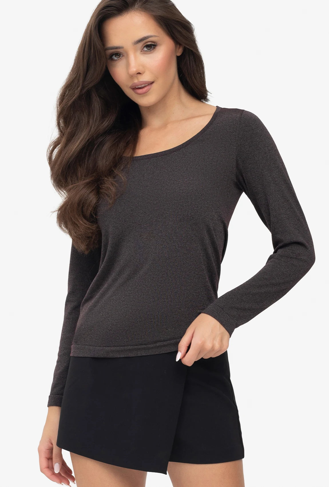 Dopasowany longsleeve damski Black Diamond - Gatta