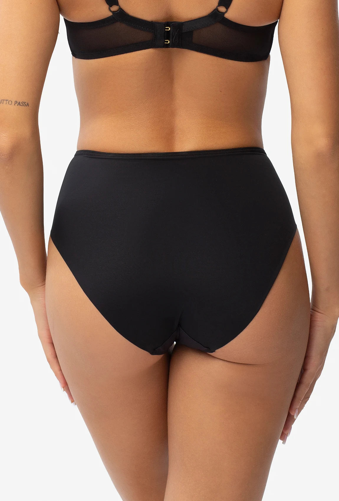 Czarne majtki z wysokim stanem Marissa - Gatta