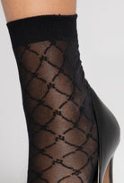 Czarne skarpetki Monogram z kolekcji Zień x Gatta