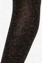 Połyskujące czarne zakolanówki Fantasia