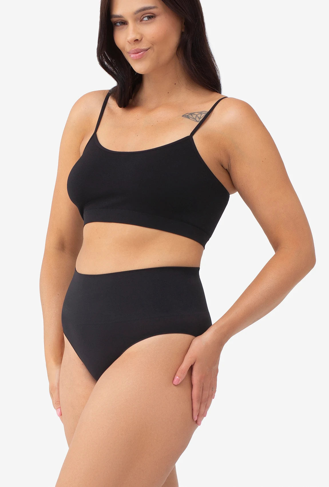 Majtki bezszwowe z wysokim stanem Panty Paola Invisible Skin - Gatta