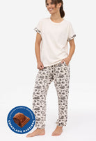 Bawełniana piżama Cacao Gatta x Wedel