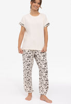 Bawełniana piżama Cacao Gatta x Wedel