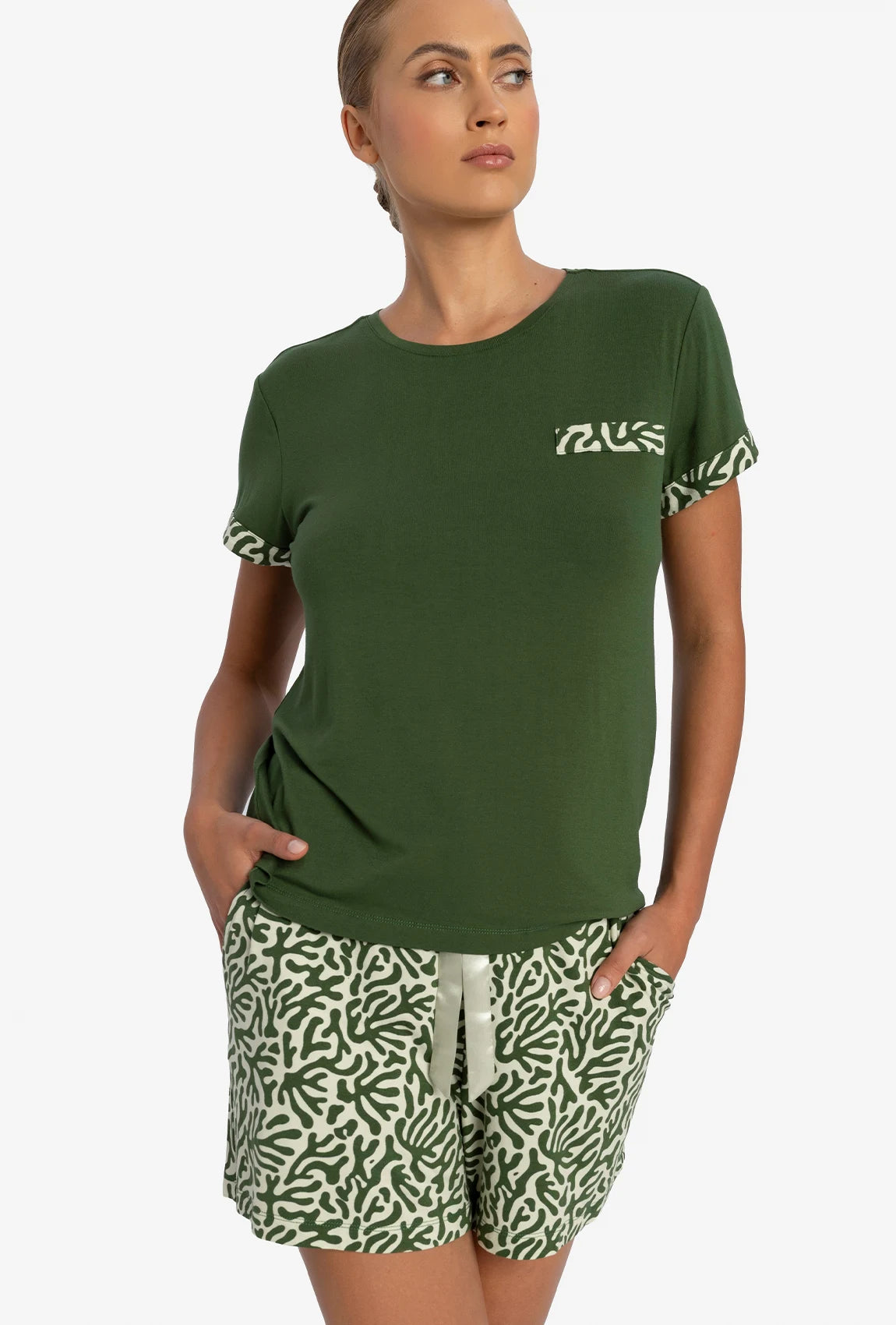 Piżama z krótkim rękawem Olivine - Gatta