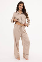 Beżowa piżama Cappuccino