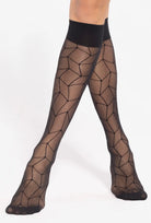 Podkolanówki wzorowane Trendyline wz. 17