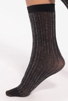 Połyskujące skarpetki z lurexem