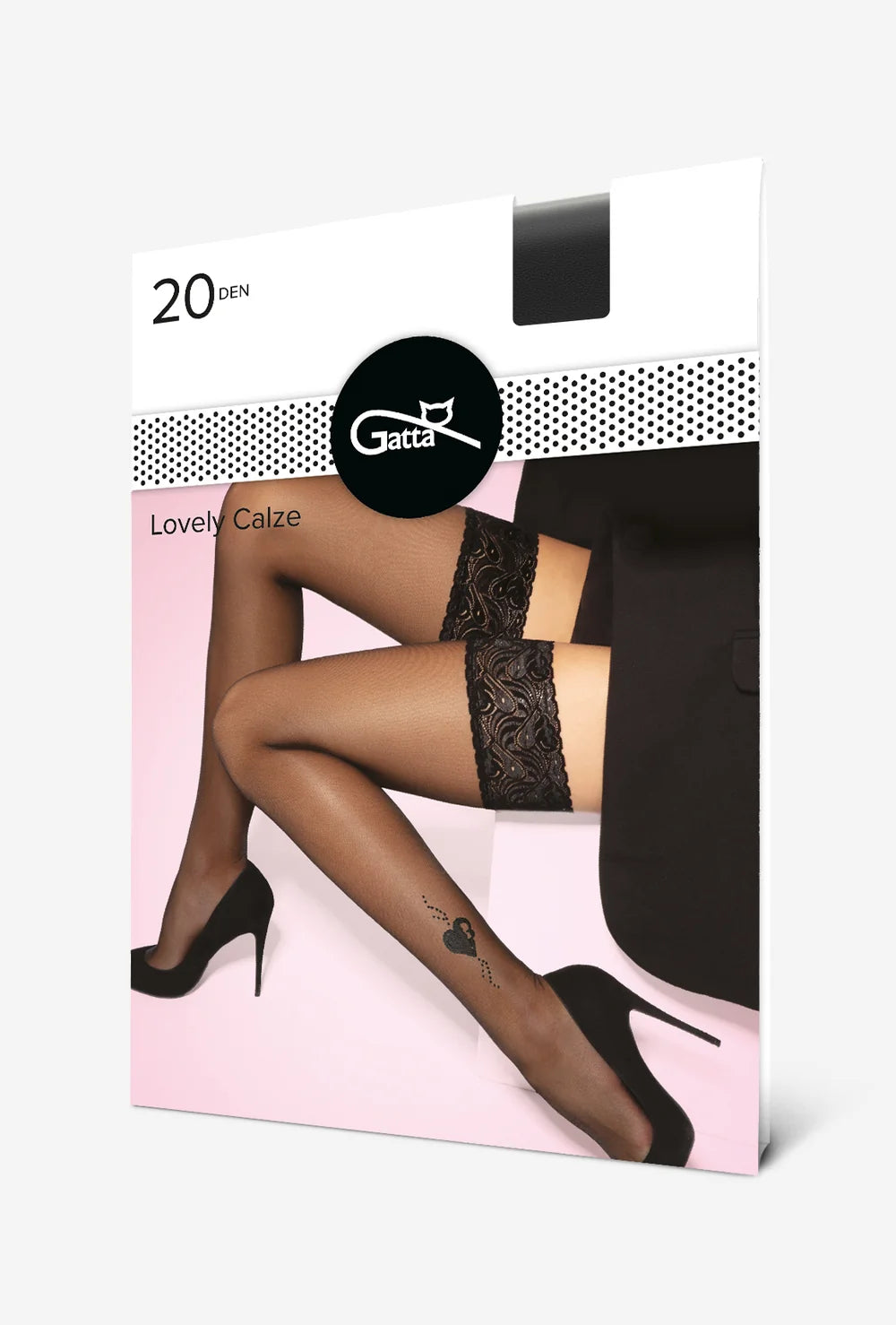 Pończochy wzorowane Lovely Calze - Gatta