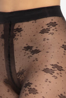 Rajstopy damskie w kwiaty Faria wz. 19