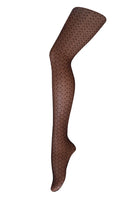 Rajstopy damskie z geometrycznym wzorem Pepper wz. 03