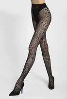 Rajstopy damskie ze zwierzęcym printem Wild Cat wz. 02
