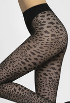 Rajstopy damskie ze zwierzęcym printem Wild Cat wz. 02