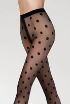 Rajstopy damskie w grochy Funny wz. 07