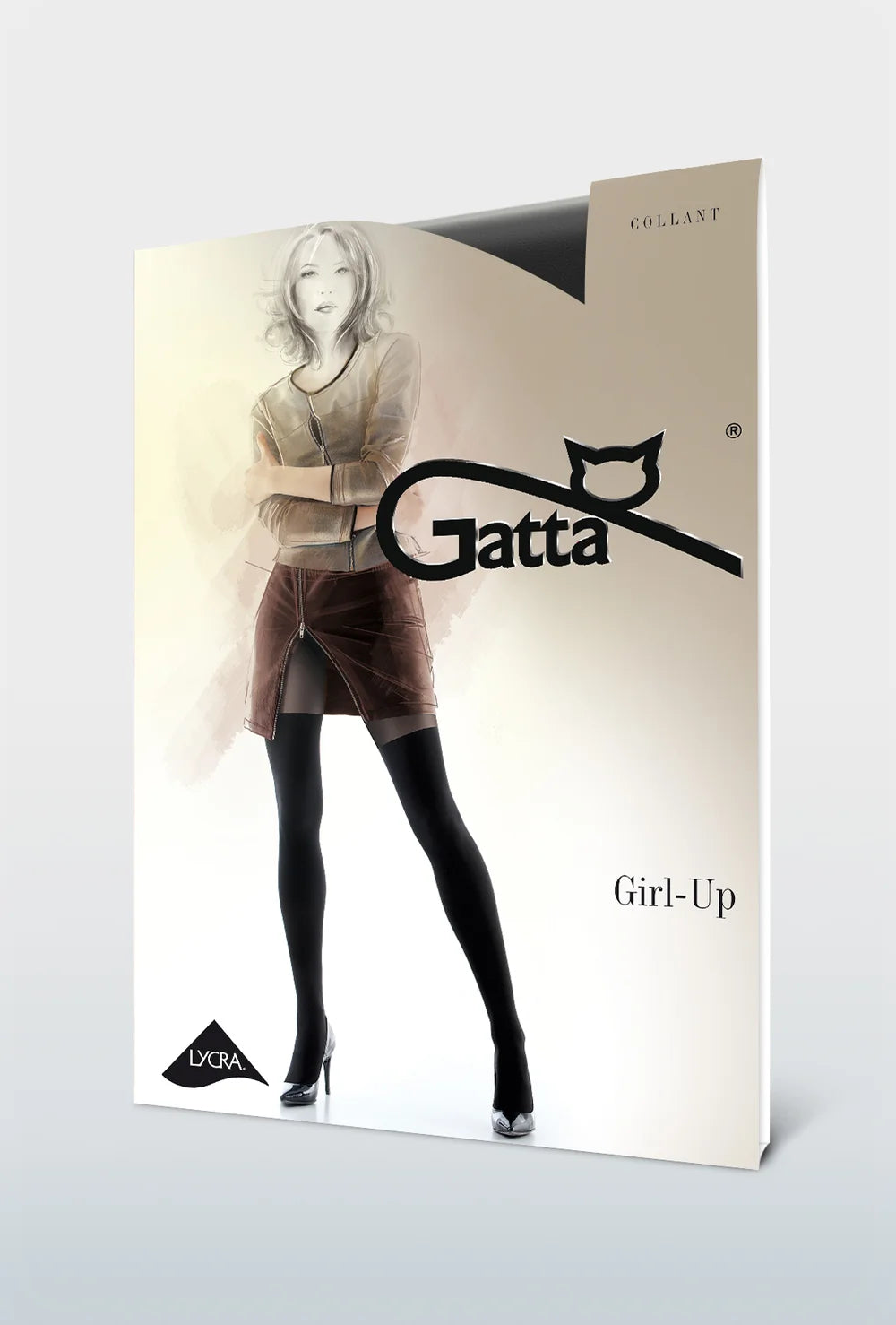 Rajstopy jak pończochy Girl-up wz. 25 - Gatta