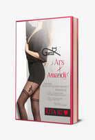 Rajstopy imitujące kabaretki Rita wz. 02