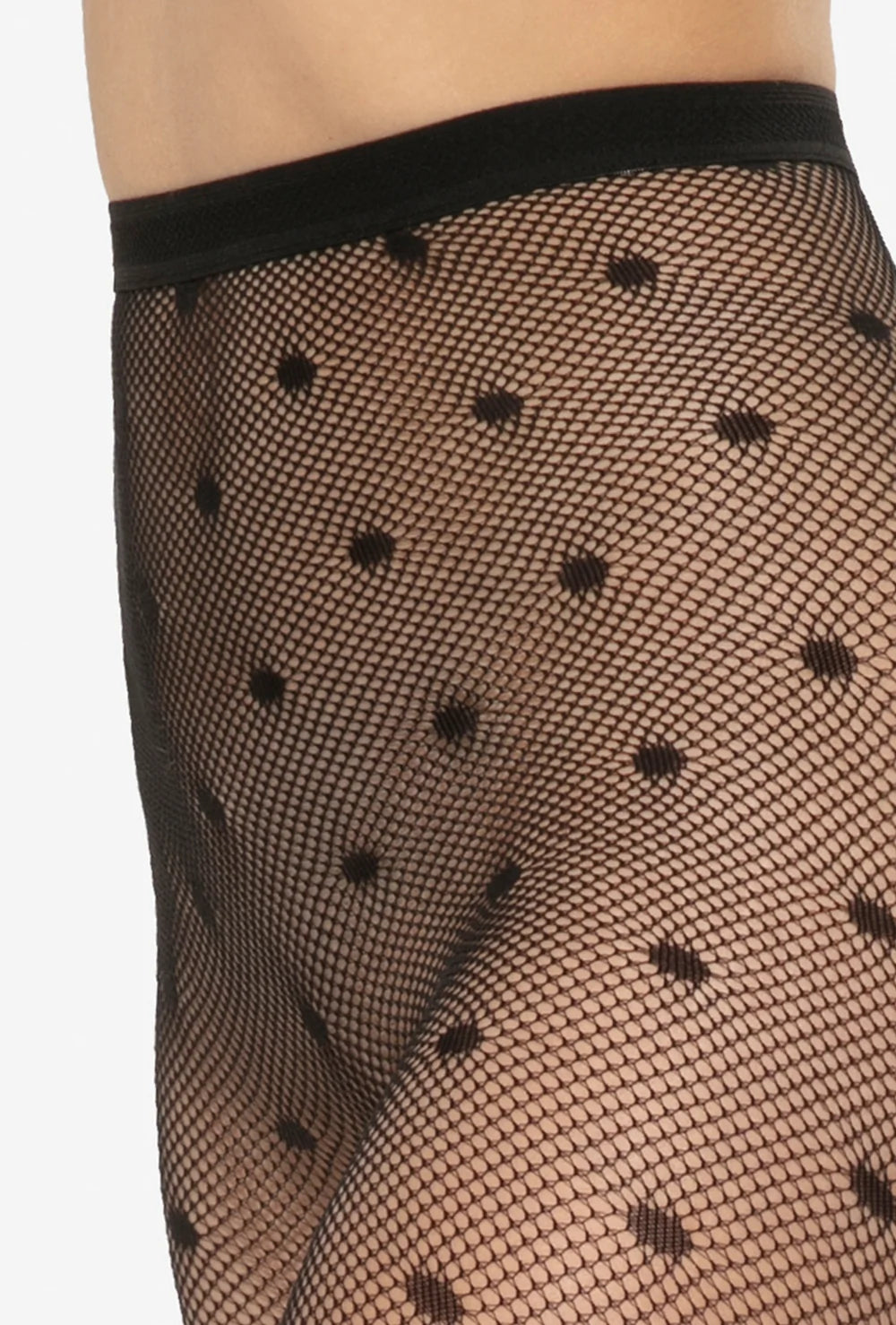 Rajstopy kabaretki w kropki Runway wz. 01 - Gatta