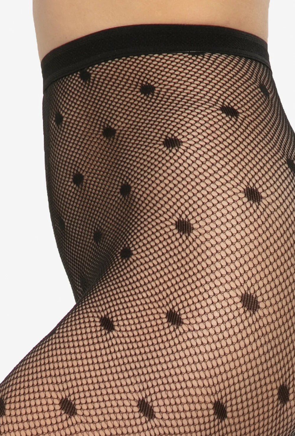 Rajstopy kabaretki w kropki Runway wz. 01 - Gatta