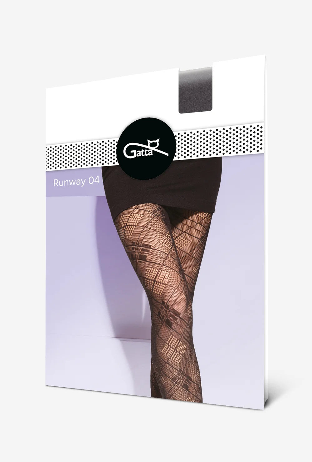 Rajstopy kabaretki w romby Runway wz. 04 - Gatta