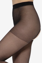 Rajstopy ozdobne z wycięciem Bellona