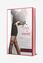 Rajstopy ozdobne z wzorem kabaretki Rita wz. 01