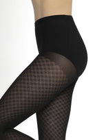 Rajstopy w drobne romby Lorien wz. 12