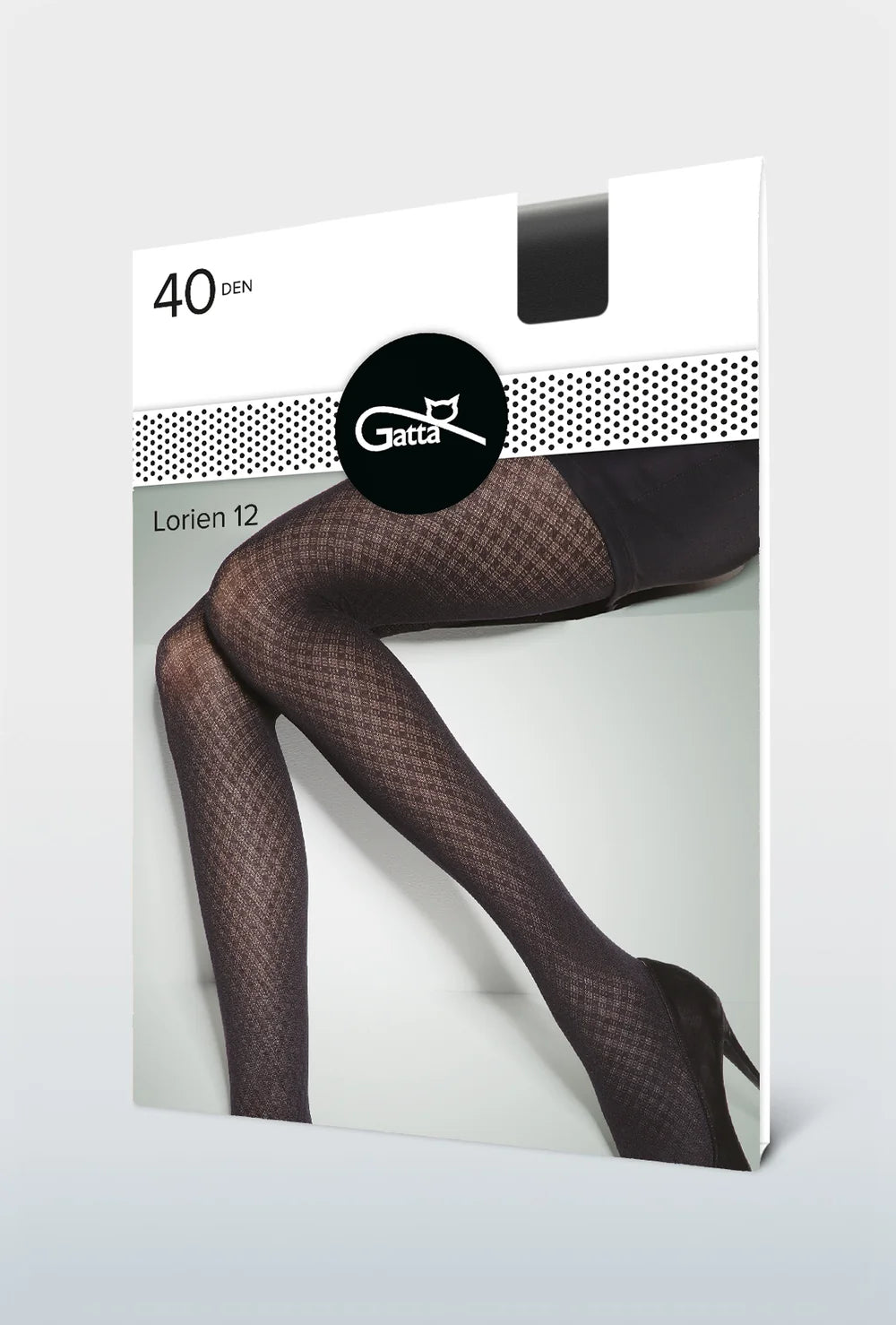 Rajstopy w drobne romby Lorien wz. 12 - Gatta