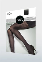 Rajstopy w drobne romby Lorien wz. 12