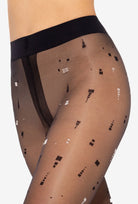 Rajstopy w drobny wzór Pixi wz. 01