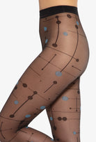 Rajstopy w geometryczne wzory Arti wz. 03