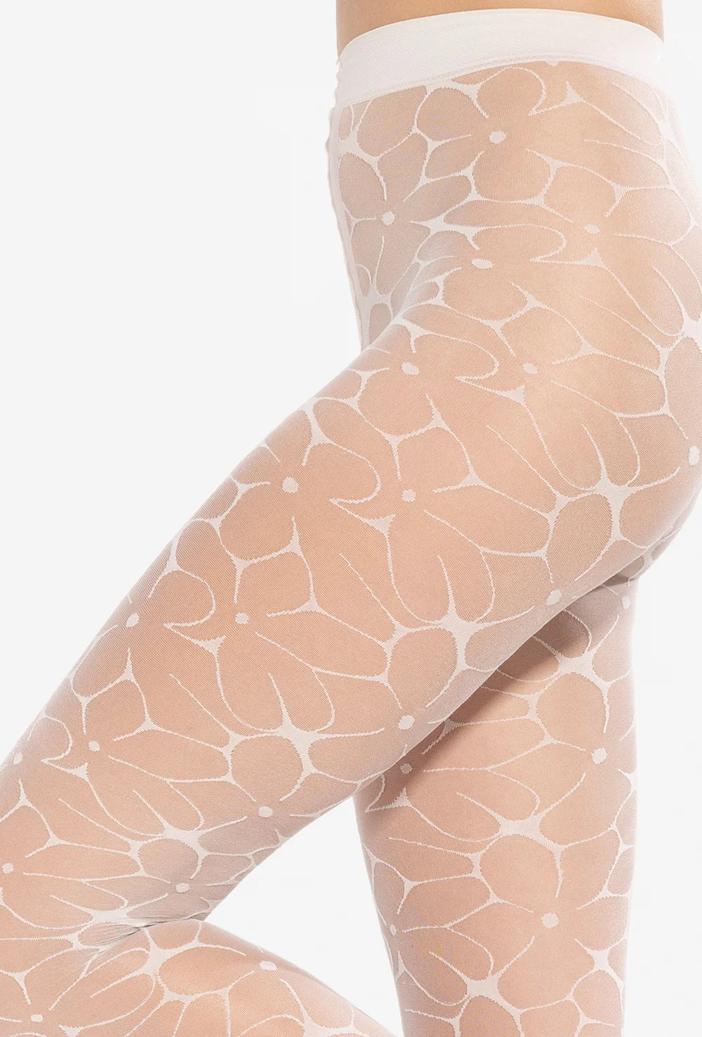 Rajstopy w kwiaty Daisy - Gatta