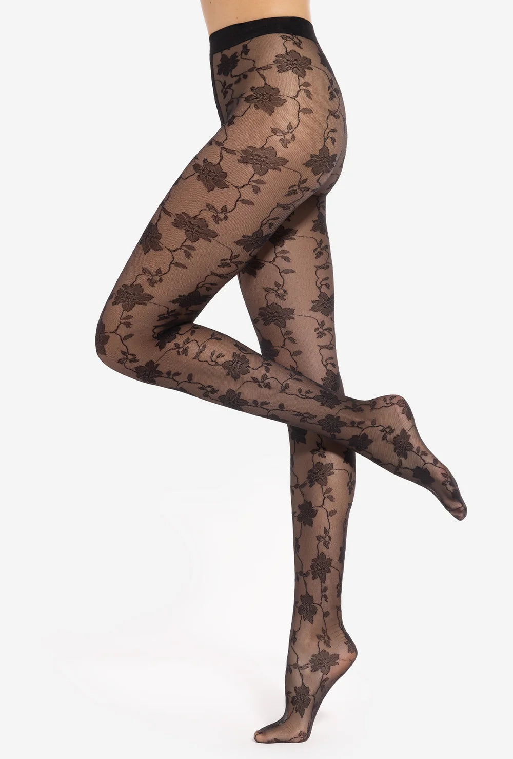 Rajstopy w kwiaty Faria wz. 11 - Gatta