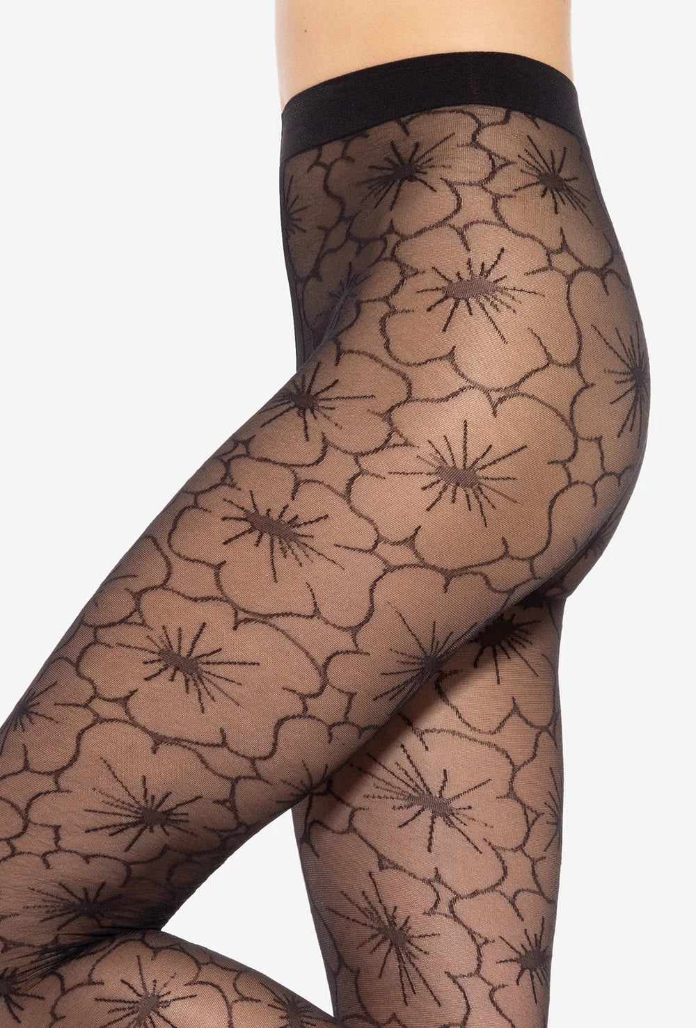 Rajstopy w kwiaty Papavero wz. 01 - Gatta