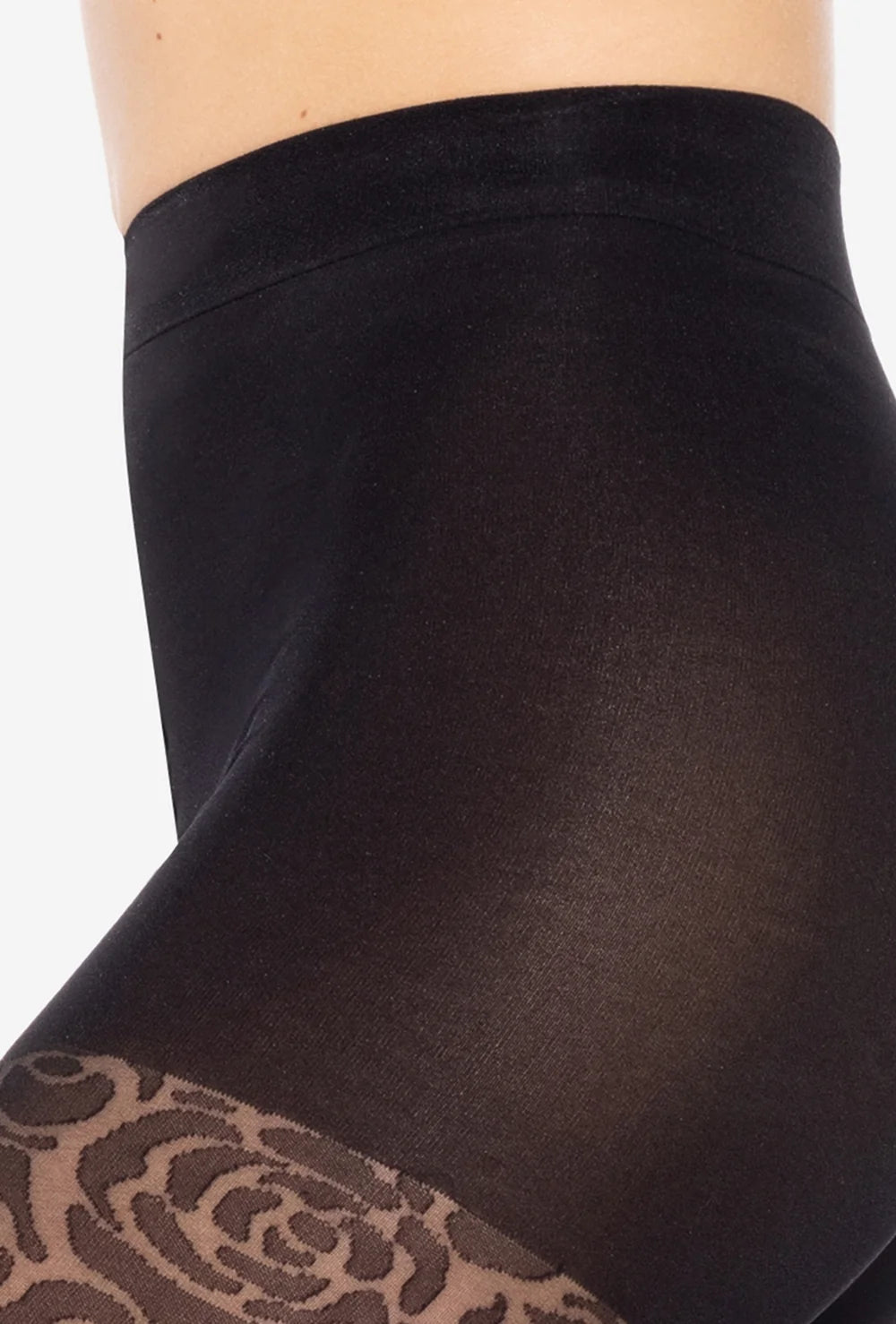 Rajstopy w róże Floral wz. 04 - Gatta