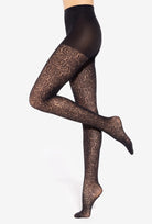 Rajstopy w róże Floral wz. 04