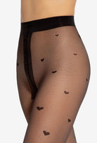 Rajstopy w serduszka Funny wz. 13