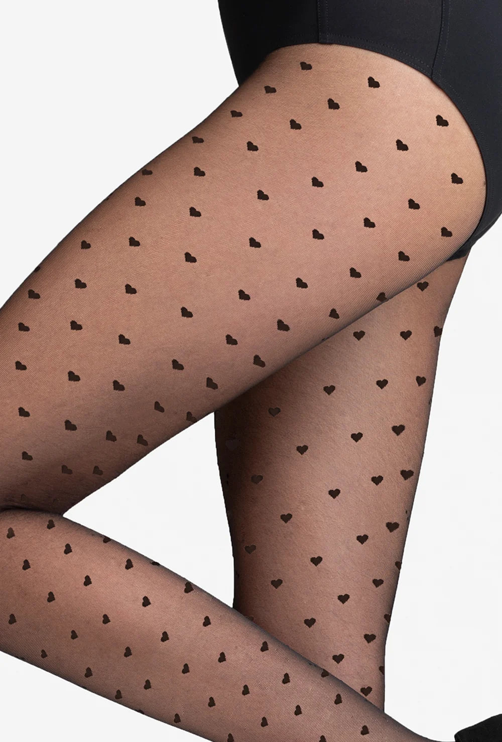 Rajstopy damskie w serduszka Tiffy wz. 01 - Gatta