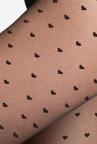 Rajstopy damskie w serduszka Tiffy wz. 01