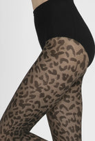 Rajstopy w zwierzęce cętki Wild Cat wz. 04