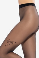 Rajstopy wzorowane Art tattoo wz. 09