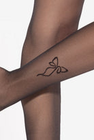 Rajstopy wzorowane Art tattoo wz. 09