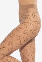 Rajstopy wzorowane Fancy wz. 16