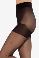 Rajstopy wzorowane Fashion plus size wz. 02