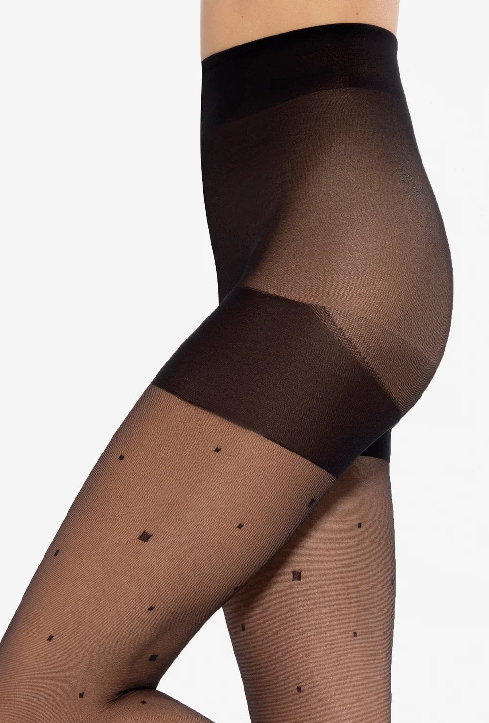 Rajstopy wzorowane Fashion plus size wz. 02 - Gatta