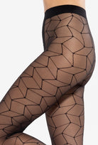 Rajstopy wzorowane Mosaica wz. 05