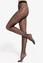 Rajstopy wzorowane Mosaica wz. 05