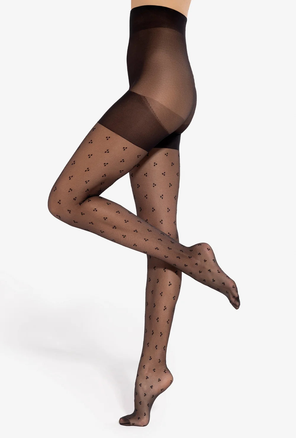 Rajstopy wzorzyste Fashion plus size wz. 01 - Gatta